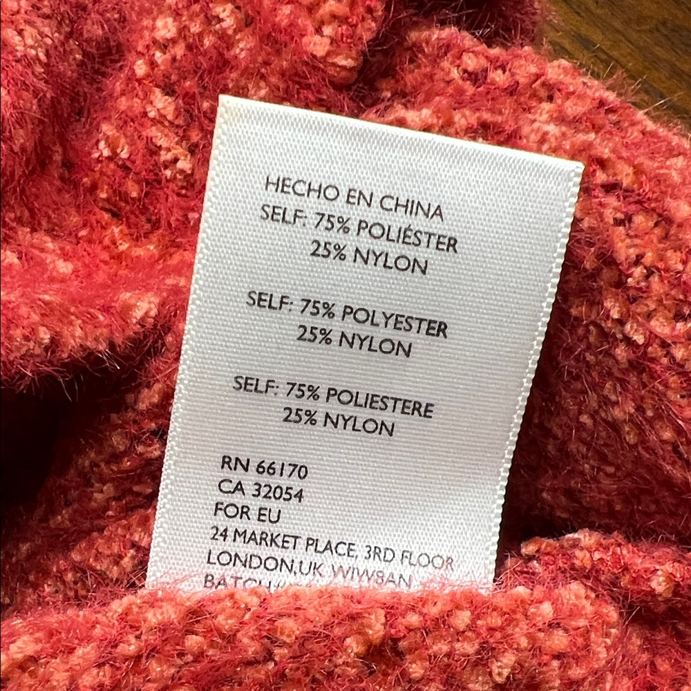 Urban Outfitters orange V-Neck Sweater - Picture 5 of 5